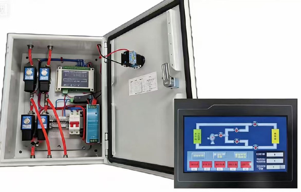 WWF-DPC就地/遠程控制單/雙管道下游在線反向吹掃裝置